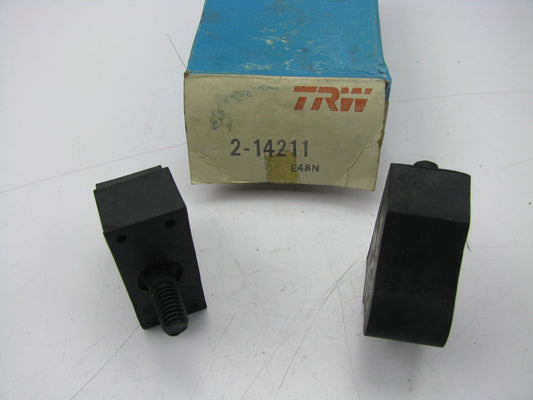 (2) TRW 14211 Front Suspension Control Arm Bumper Bushings