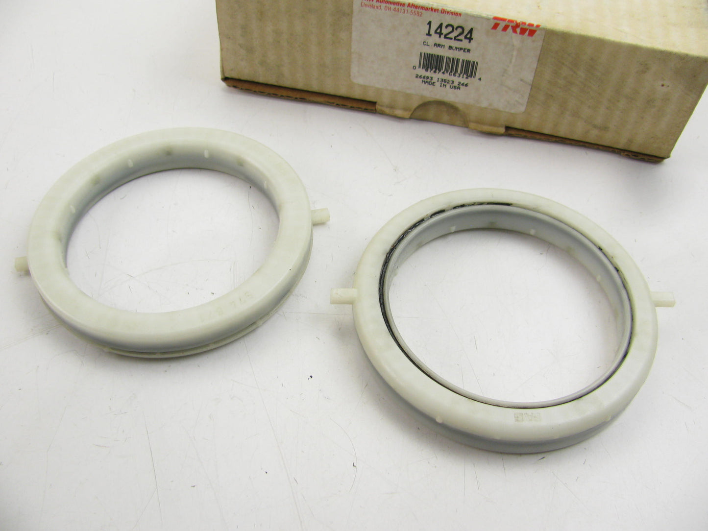 (2) TRW 14224 Front Upper Strut Mount Bearings For 1988-92 Lincoln Continental
