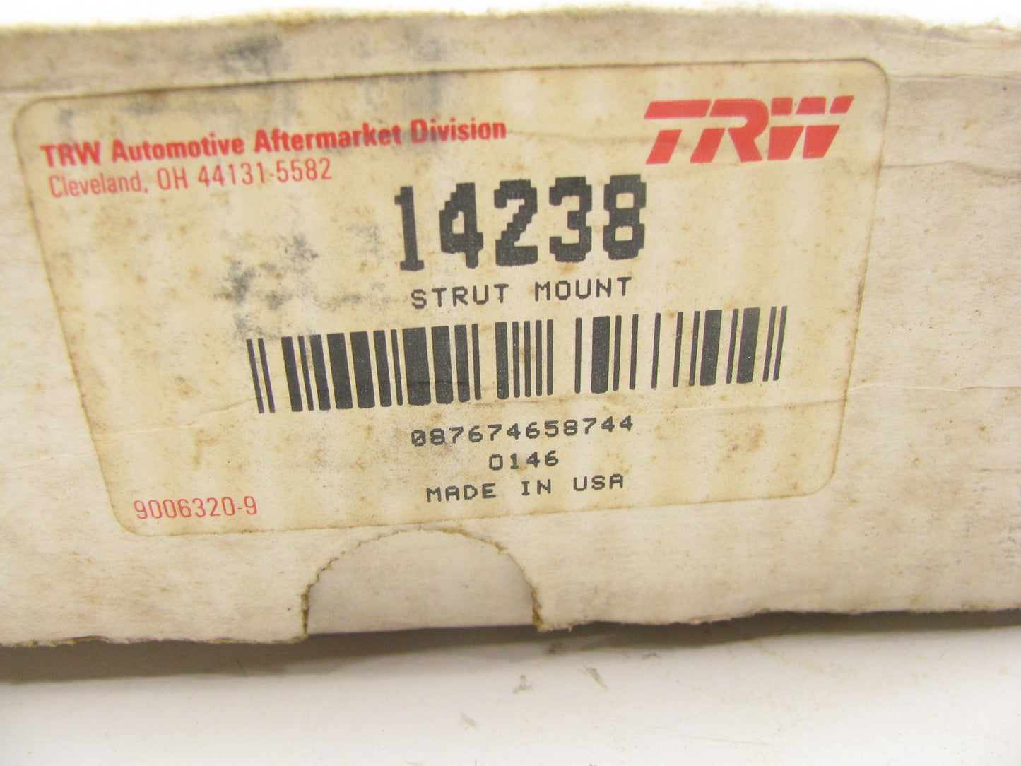 TRW 14238 Suspension Strut Mount - Front Upper