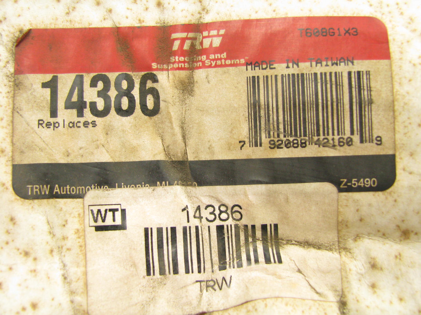 TRW 14386 Rear Upper Strut Mount -  1995-1999 Monte Carlo, Lumina