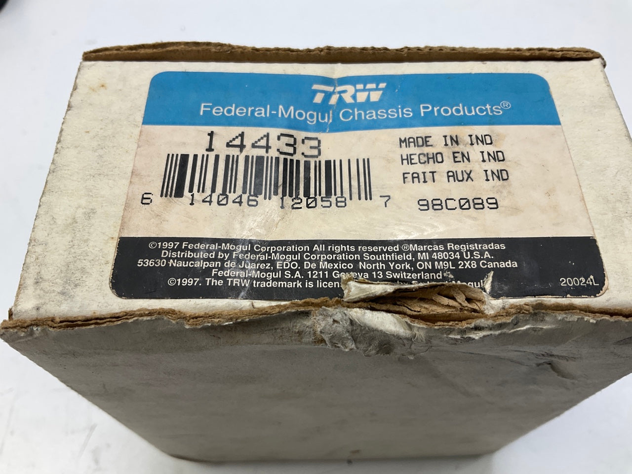 (2) TRW 14433 Rear Upper Strut Mount