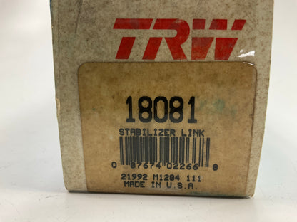 TRW 18081 Suspension Stabilizer Sway Bar Link Kit