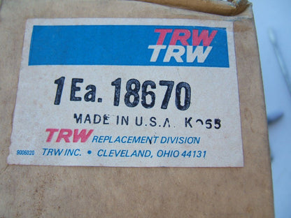 TRW 18670 Pitman Arm - MANUAL STEERING