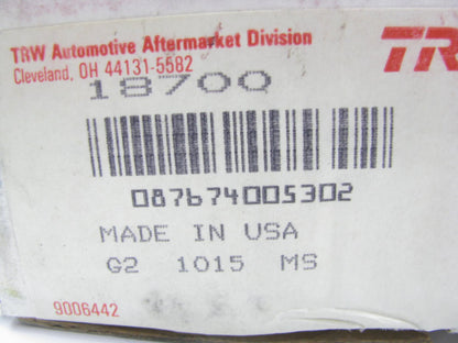 TRW 18700 Steering Idler Arm (w/ Power Steering ONLY)
