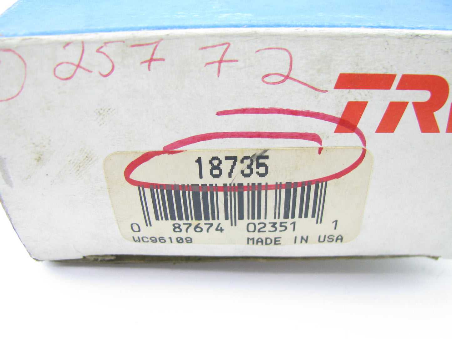 TRW 18735 Steering Idler Arm For 1975 International 150 Travelall FA9 Axle