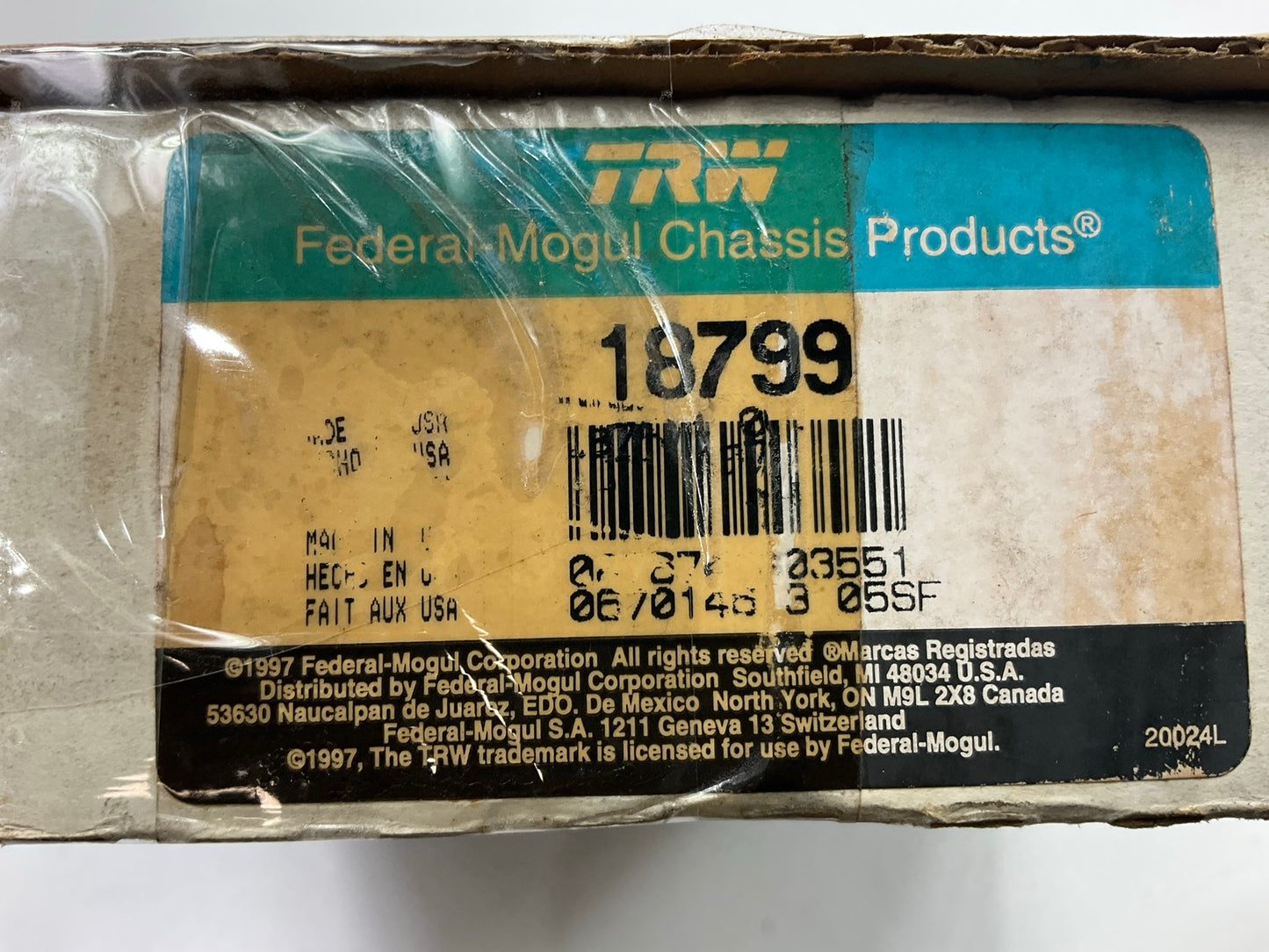 TRW 18799 Steering Idler Arm