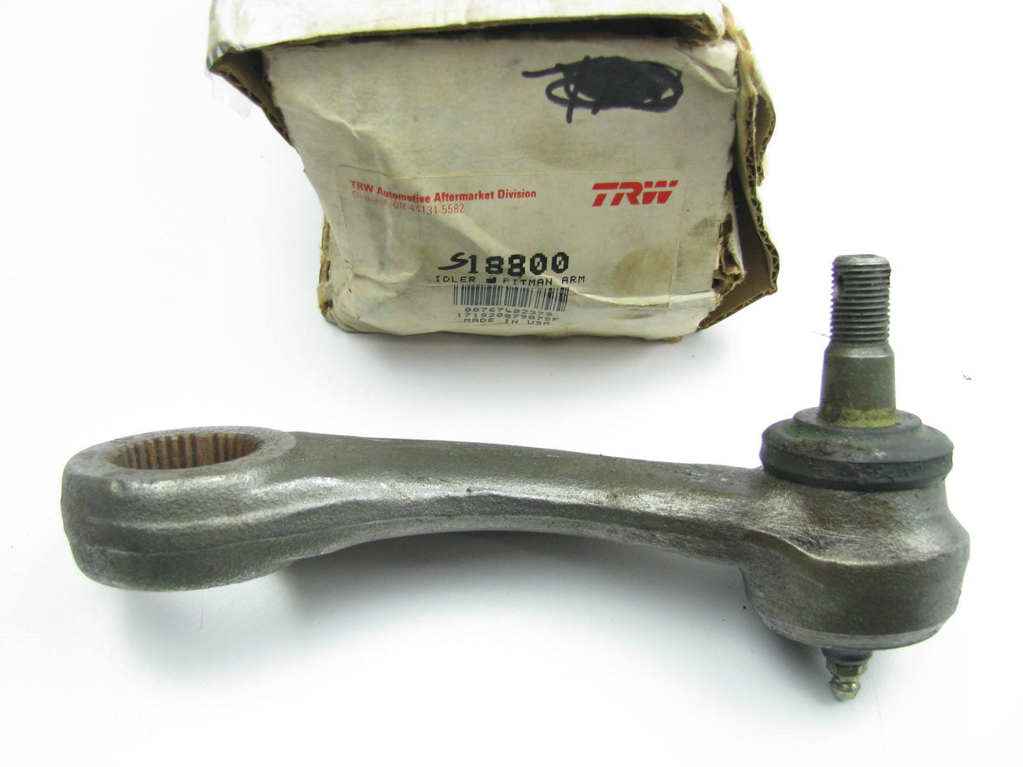 TRW 18800 Steering Pitman Arm, MADE IN USA Vintage TRW