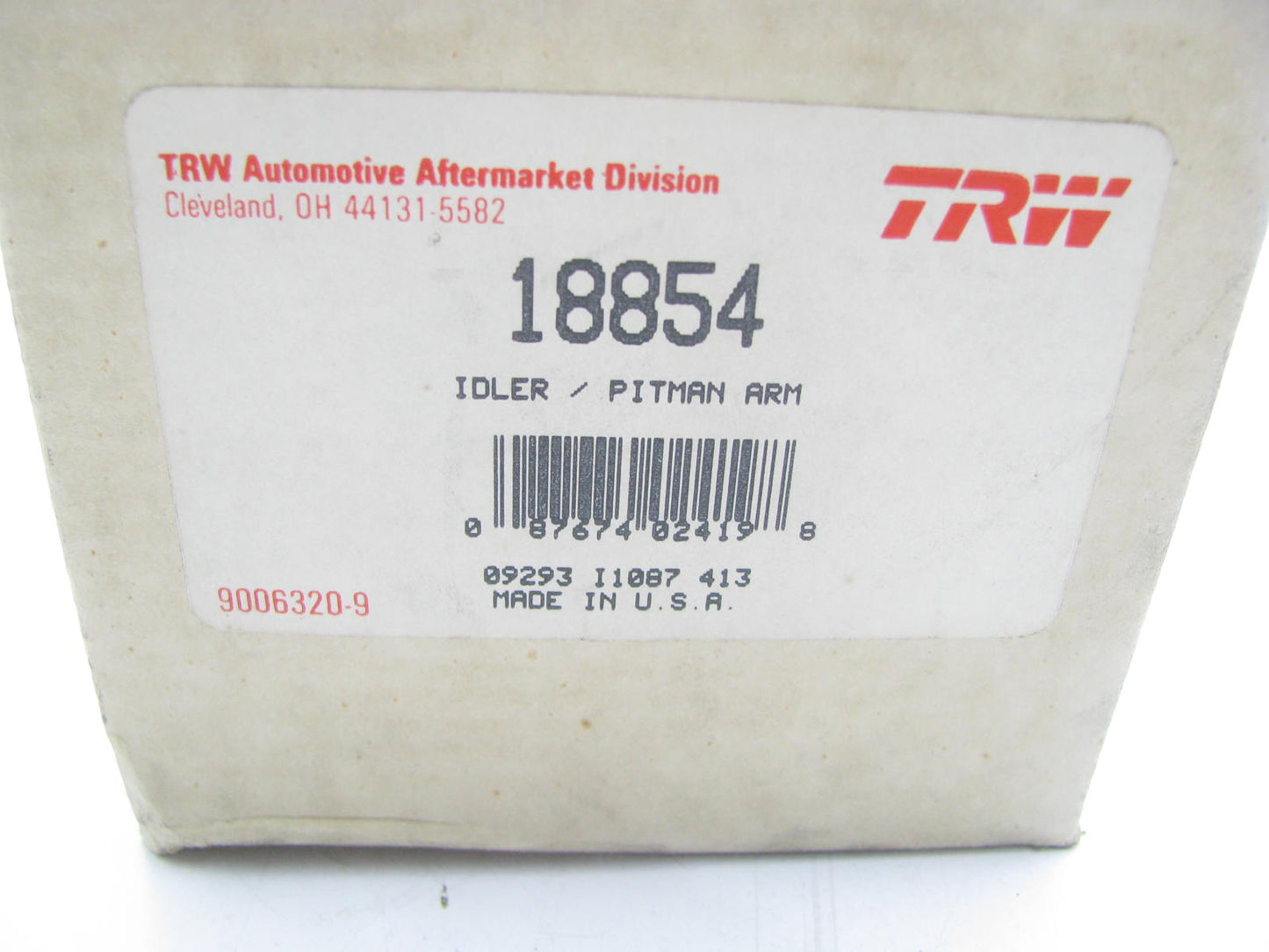 TRW 18854 Steering Pitman Arm  For 1970-1973 Toyota Corona