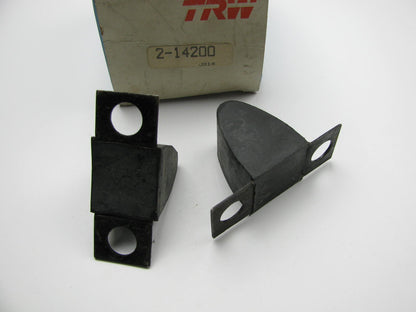 Front Lower Suspension Control Arm Rubber Bumpers TRW 2-14200 (Pair As Shown)
