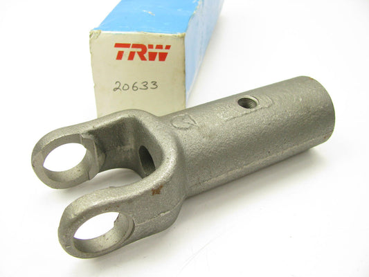 TRW 20633 PTO Slip Yoke 0.813'' Round Bore 1/4'' Keyway 5.50'' Centerline To End