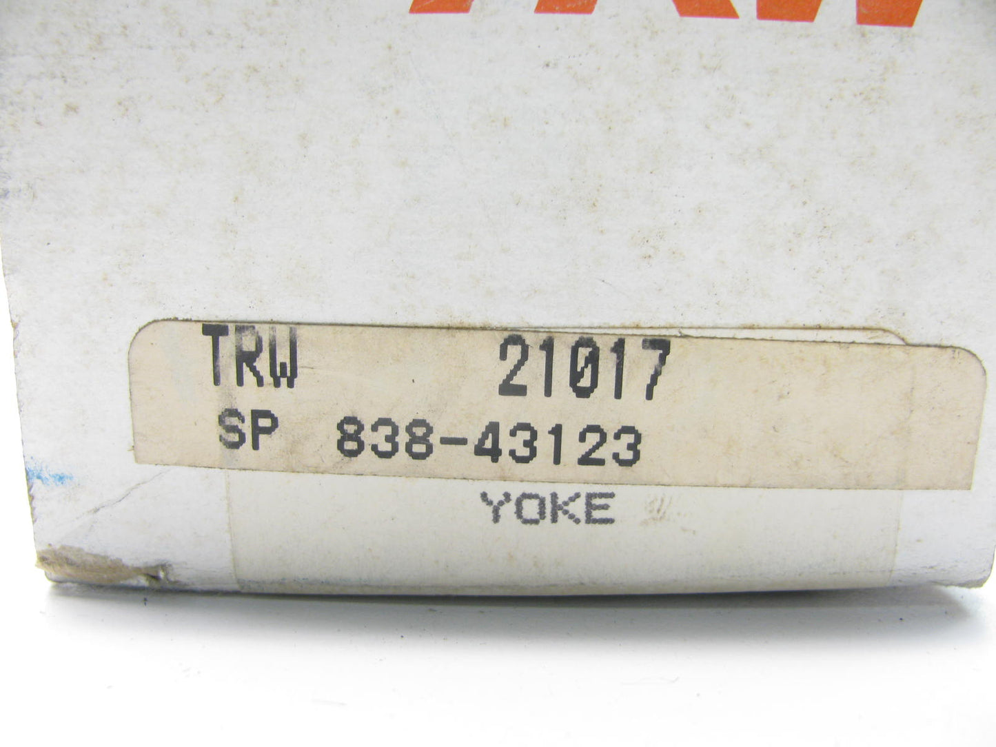 TRW 21017 PTO End Yoke N1000 Series 1-1/4'' Bore 2-1/2'' Long 1/4'' 5/6'' Double Key