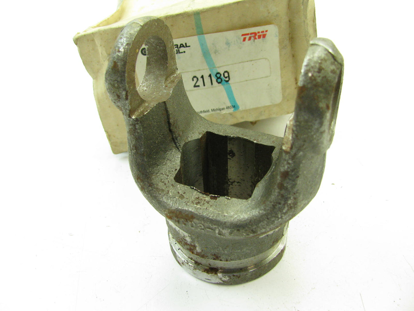 TRW 21189 PTO Tube Weld End Yoke 1800 Series For 1-1/4'' X 1-3/8'' Tube 3-3/8 Long