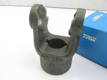 TRW 21203 PTO End Yoke 2000 Series 1-3/16'' Bore 3-3/4'' Long 1/4'' & 5/16'' Key