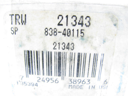 TRW 21343 PTO End Yoke 1.25'' Round Bore With .250 Key - Replaces Neapco 10-4183