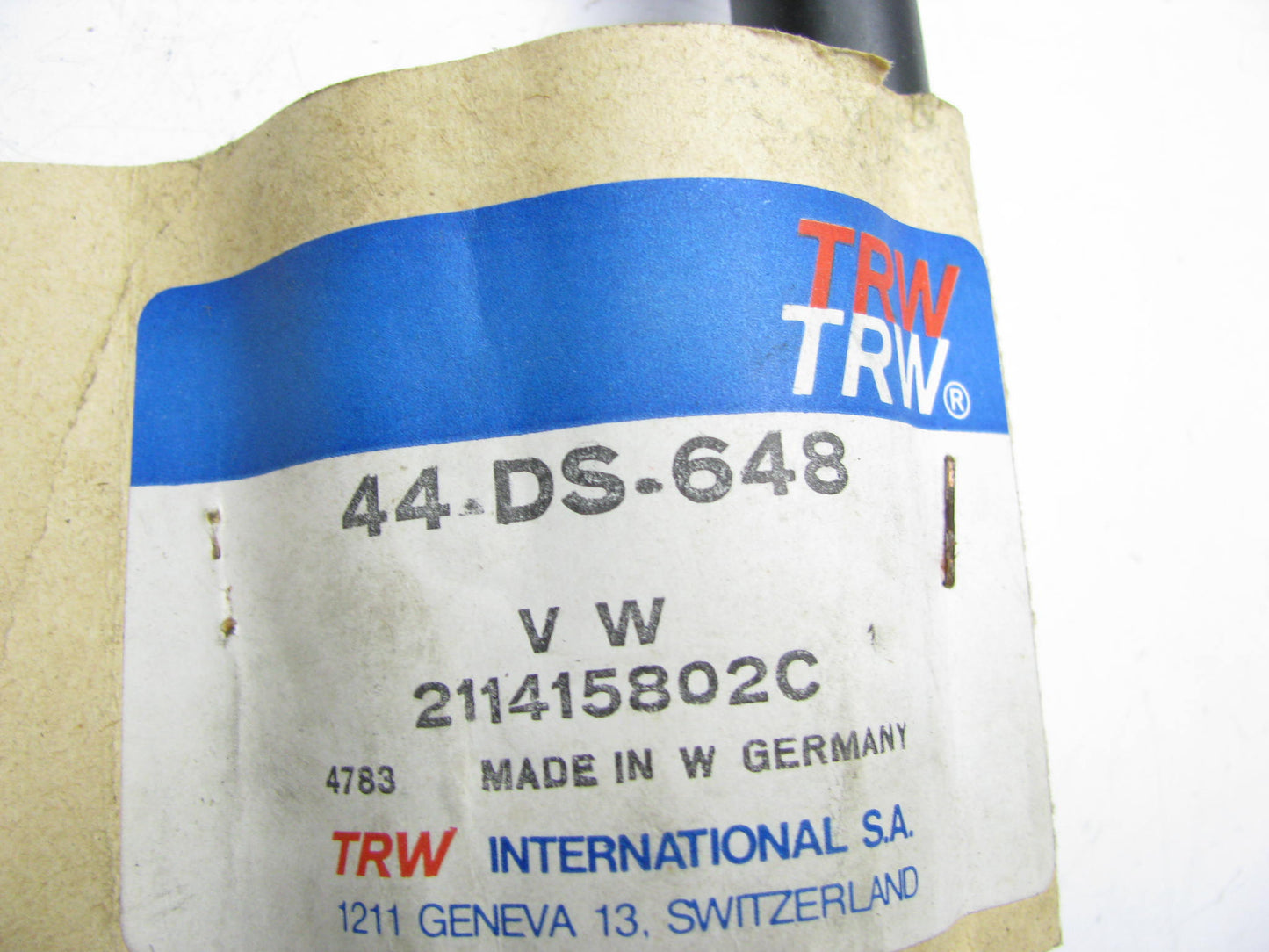 TRW 44-DS-648 Fixed Length Track Rod For Volkswagen 211415802C  1950-1967 VW Bus