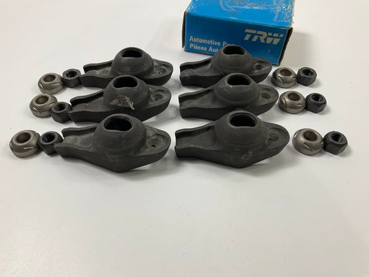 (6) TRW 44060K Engine Rocker Arms 1969-1974 Ford 200 240 250 300 I6