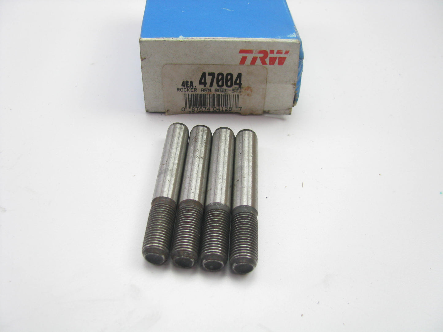 (4) TRW 47004 Engine Rocker Arm Studs - Ford 4.9L 300 I6