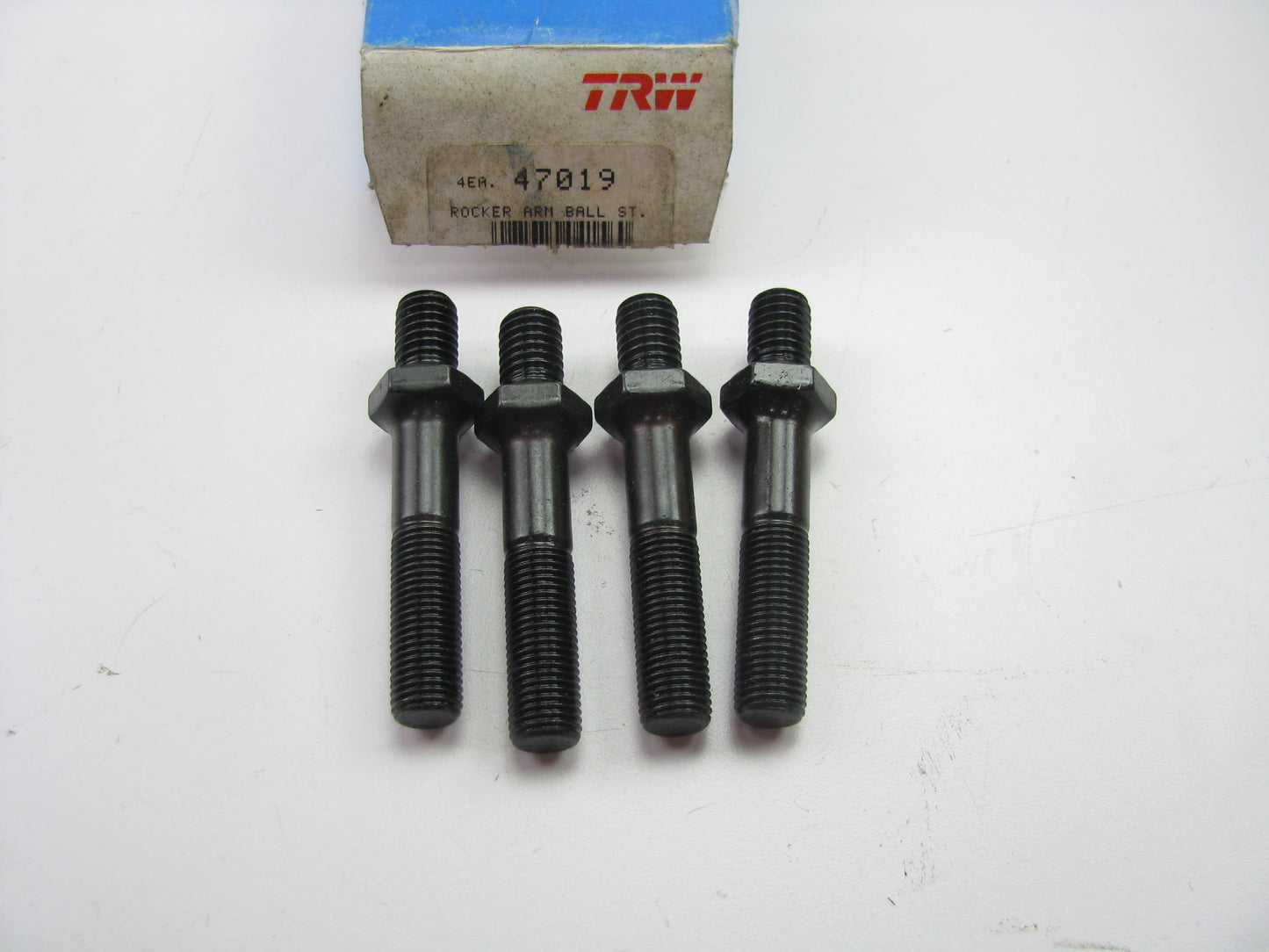 (4) TRW Performance Rocker Arm Studs 7/16'' For Roller Rockers SBC Chevy 350 400