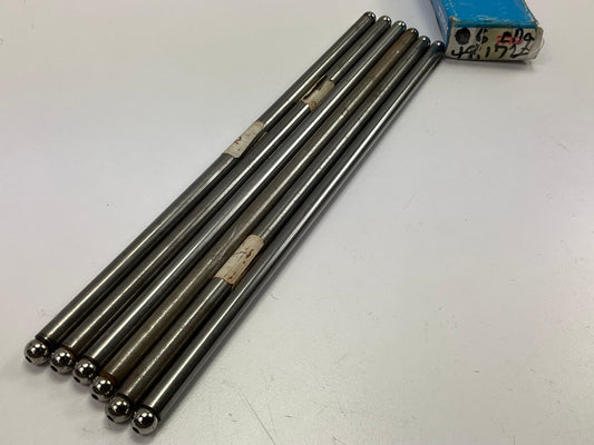 (6) TRW 48172 Engine Push Rods For 1981-1987 Chrysler 225-L6 Slant Six