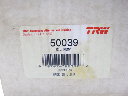 TRW 50039 Oil Pump STANDARD Volume - 65-01 SBF Ford 255 260 289 302 5.0L V8
