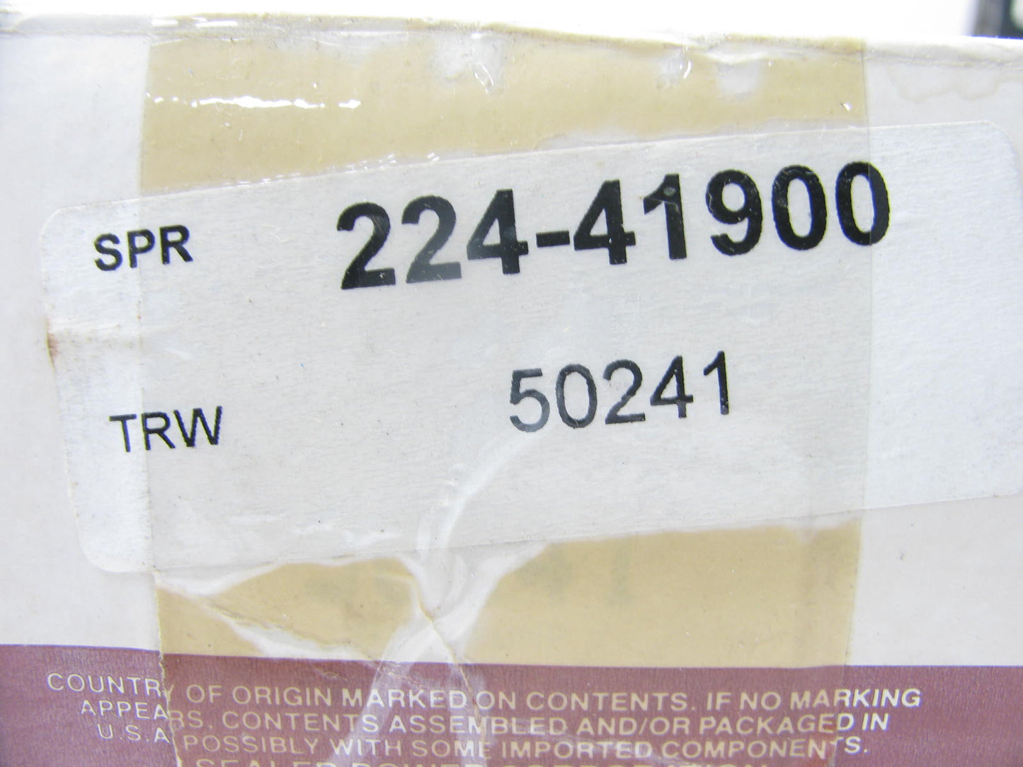 TRW 50241 Engine Oil Pump For 1973-1988 Chrysler 1.6L