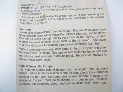 TRW 51083 Oil Pump Repair Kit