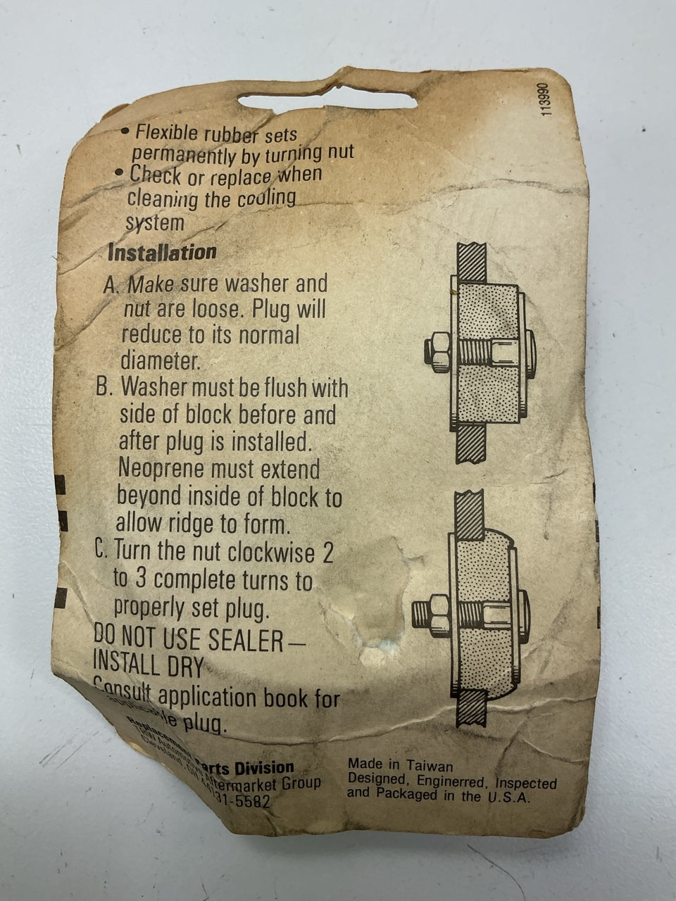 TRW 620530 Universal Freeze Expansion Plug, 2'' 51mm