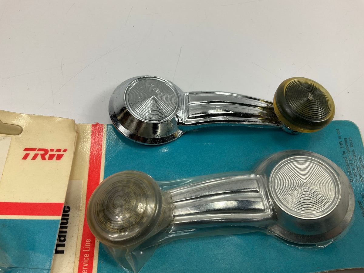 (2) TRW 620711 Chrome Window Crank Handle