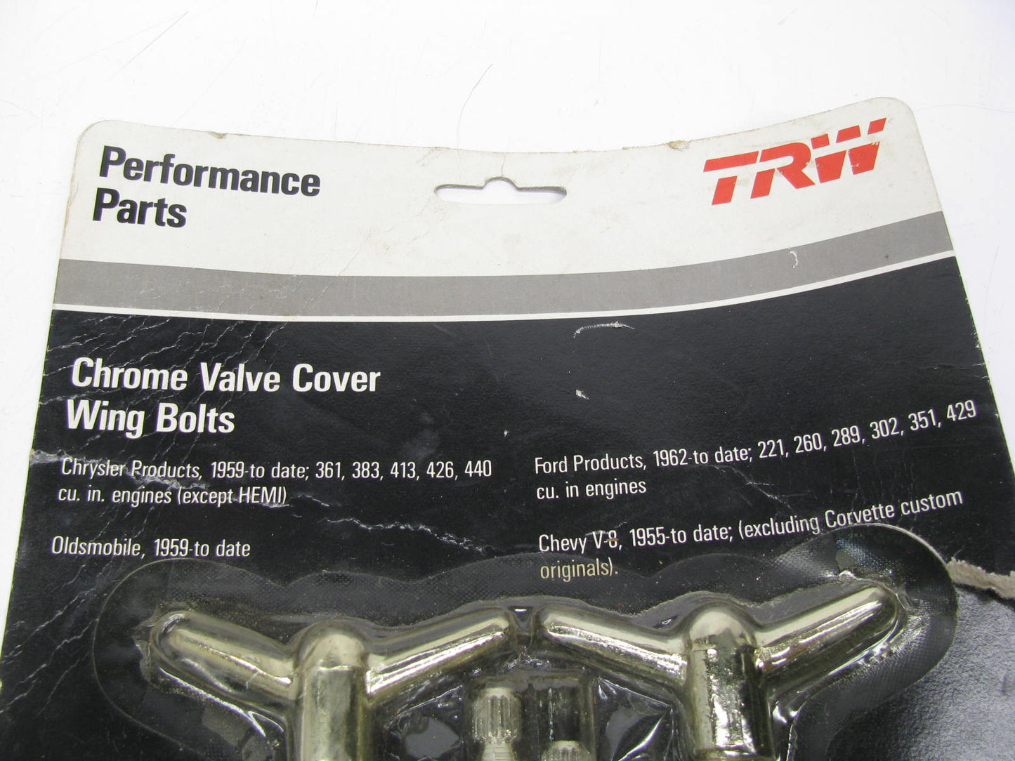 TRW 681561 Chrome Engine Valve Cover Wing Bolts - 4 PACK