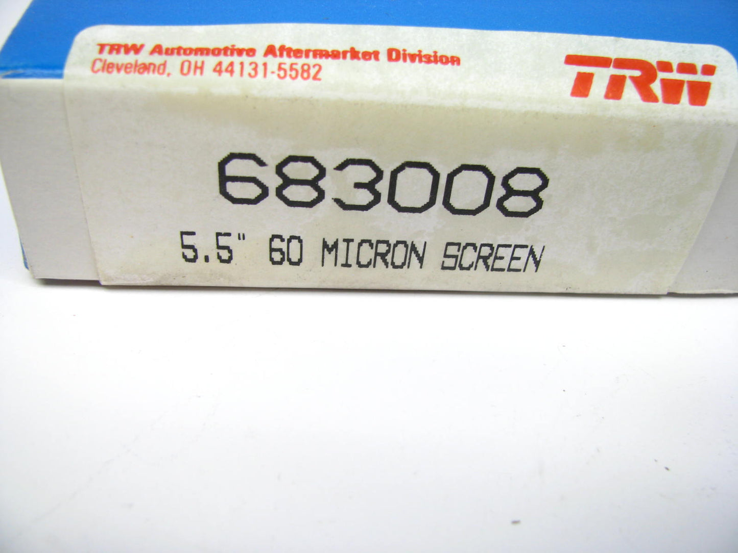 OBERG 525 Reusable Oil Filter 5.125'' 60 Micron Mesh Screen Insert Filter Element
