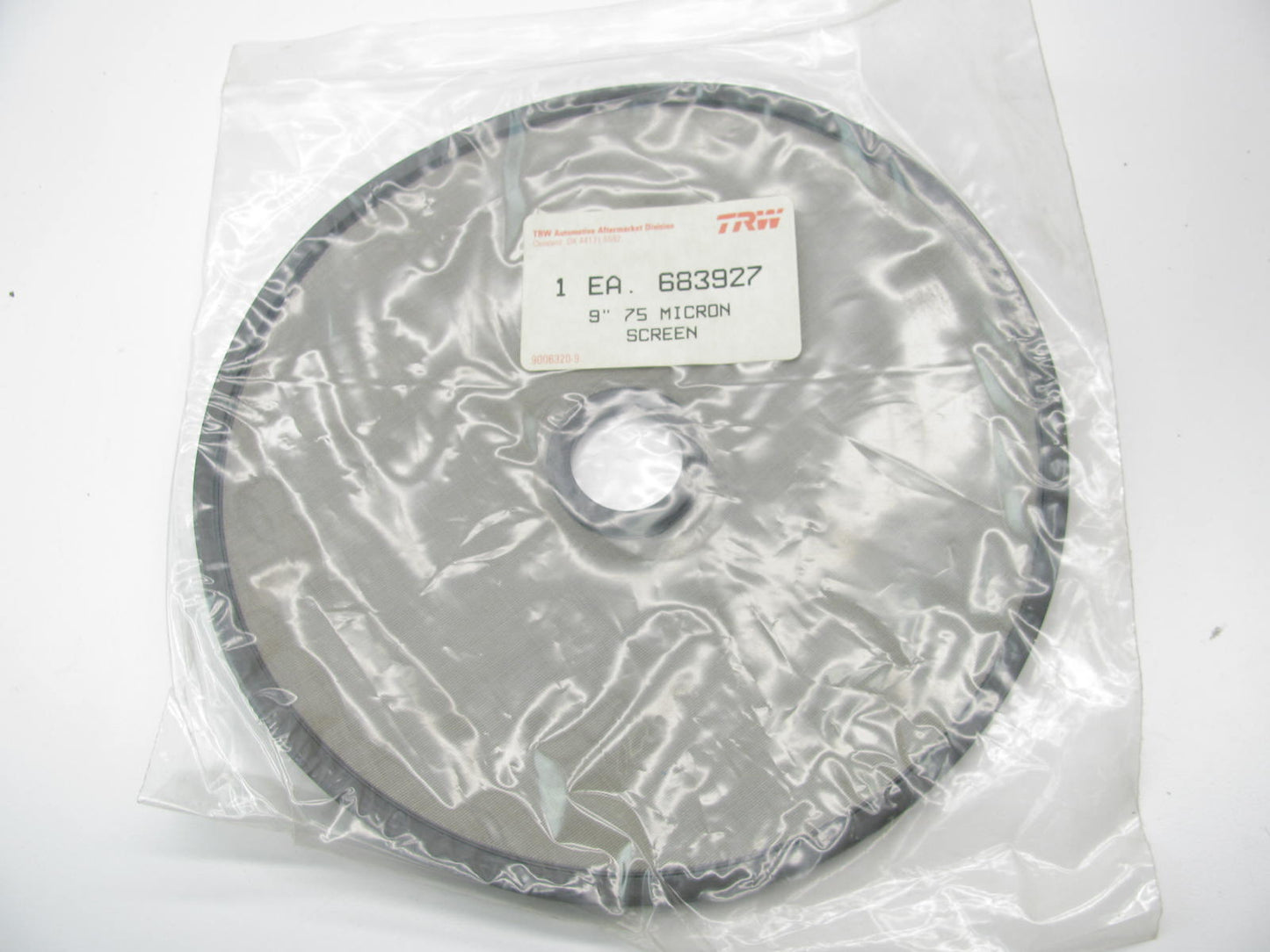 TRW 683927 Replacement Oberg Filter Screen Element - 9'' Diameter 75 Micron