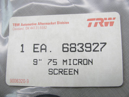 TRW 683927 Replacement Oberg Filter Screen Element - 9'' Diameter 75 Micron