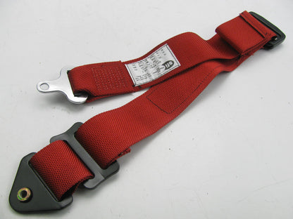 TRW 684320 Vintage SFI 16.1 Red Safety Seat Lap Belt