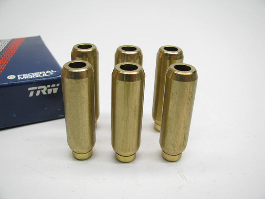 (6) TRW 81-1160 Engine Valve Guide +.008'' For 1984-1987 BMW 2.7L-L6