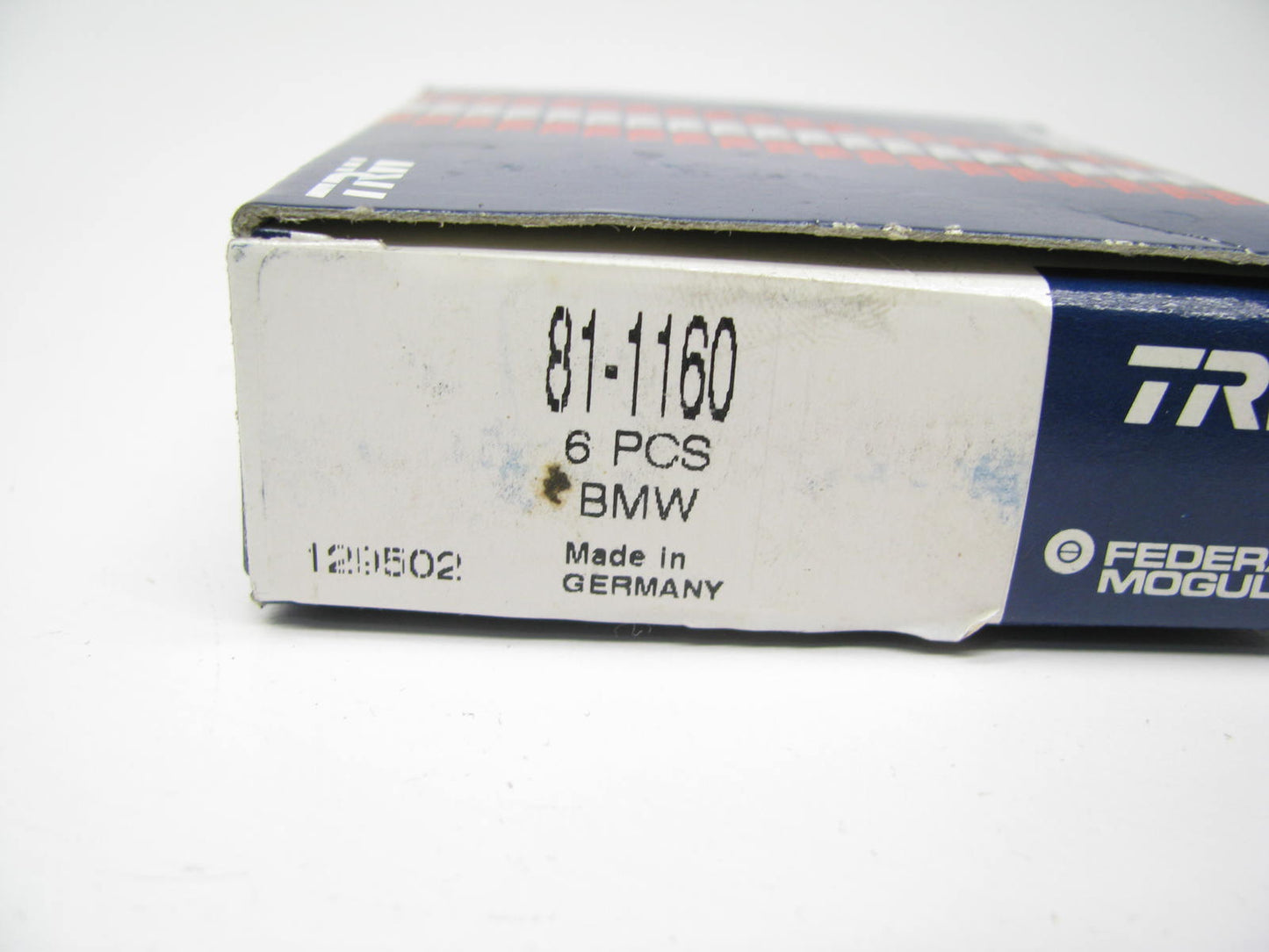(6) TRW 81-1160 Engine Valve Guide +.008'' For 1984-1987 BMW 2.7L-L6