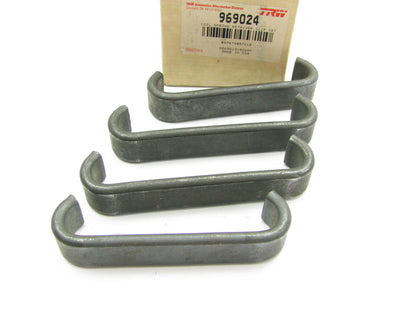 TRW 969024 Coil Spring Retaining Clips - 2 Large 5'' Clips & 2 Small 4-1/2'' Clips