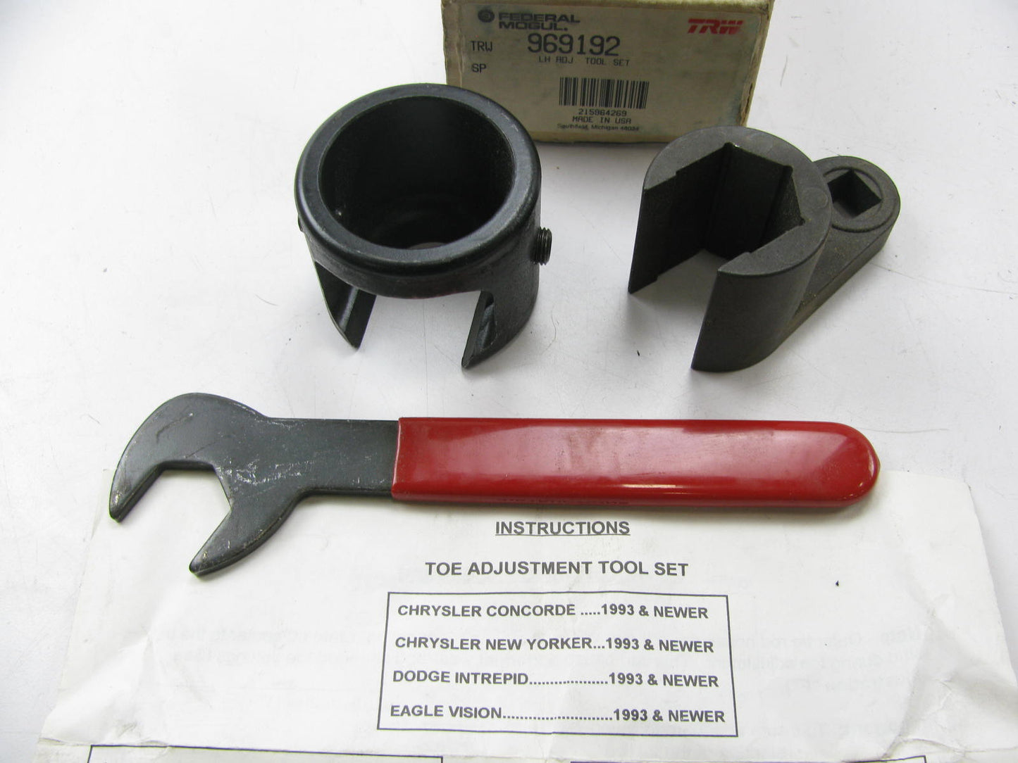 TRW Steering Toe Adjustment Tool Kit For 1993-1997 Chrysler Concorde, Intrepid