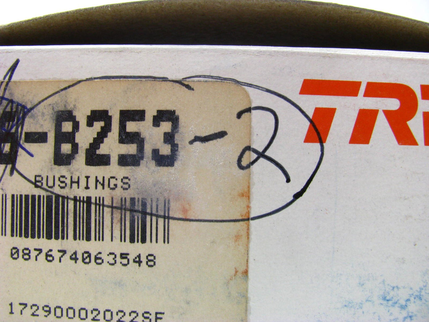 (Set Of 2) TRW B253 Rear Leaf Spring Bushings