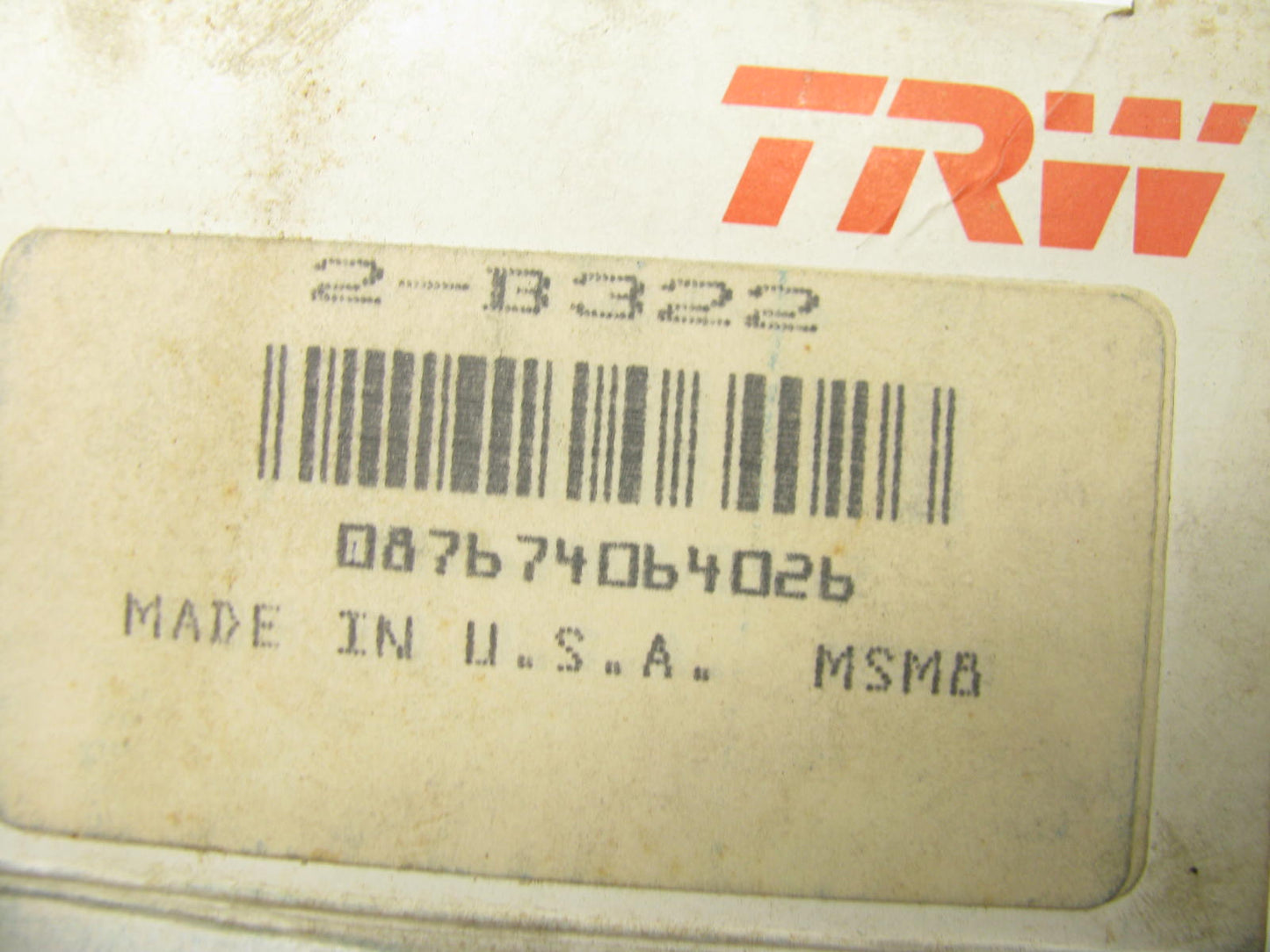 (2) TRW B322 Leaf Spring Shackle Bushing - Front Lower