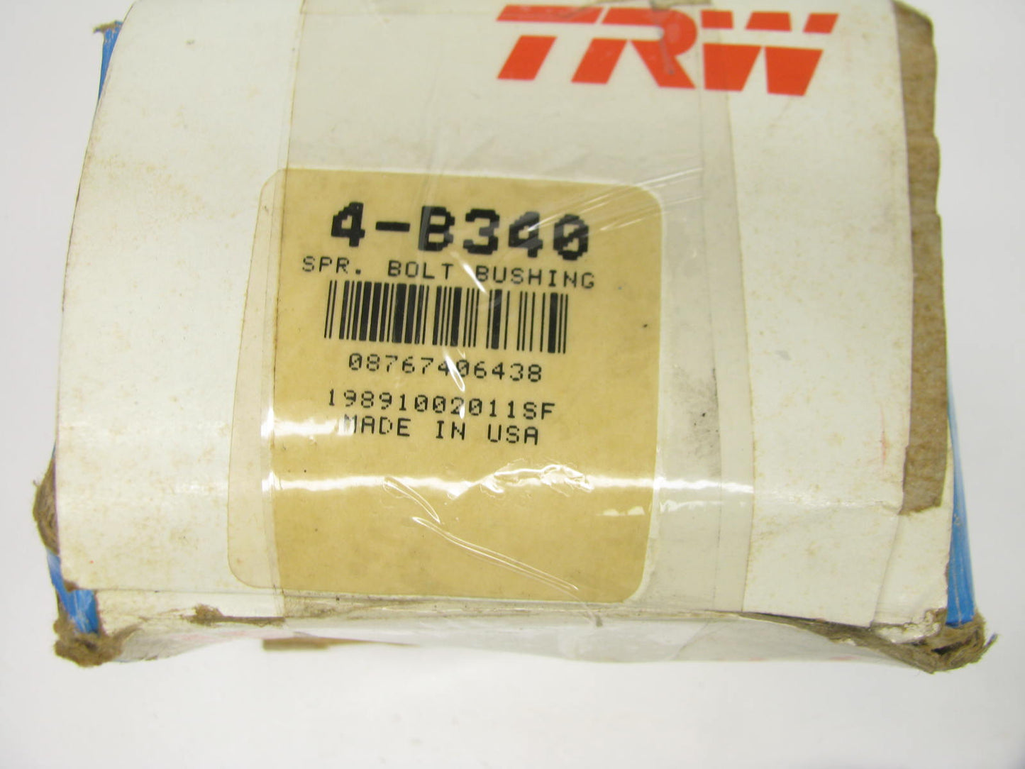 (4) TRW B340 Leaf Spring Bushings - Rear