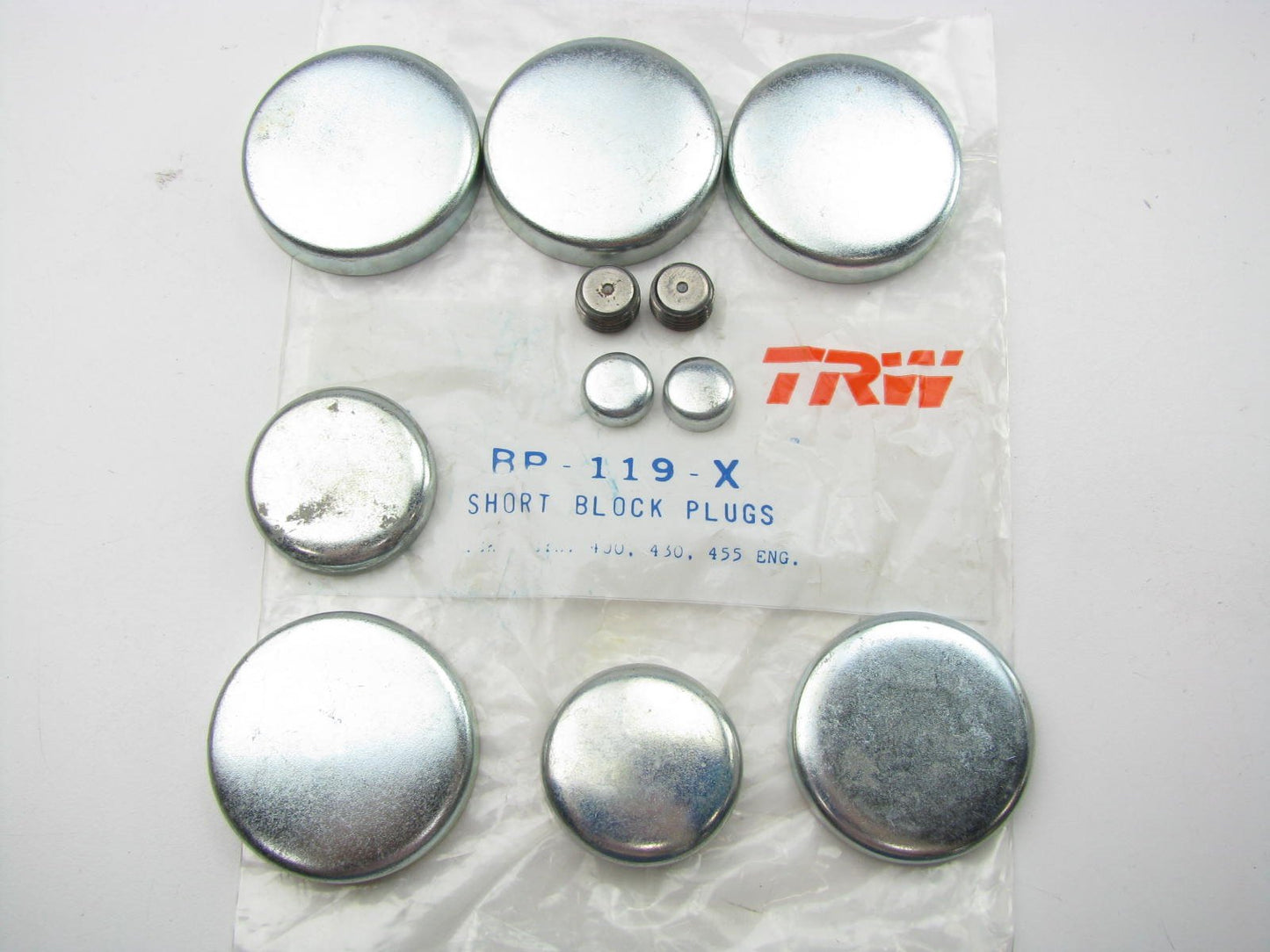 TRW BP119X Freeze Expansion Plug Set - BUICK 400 430 450 V8