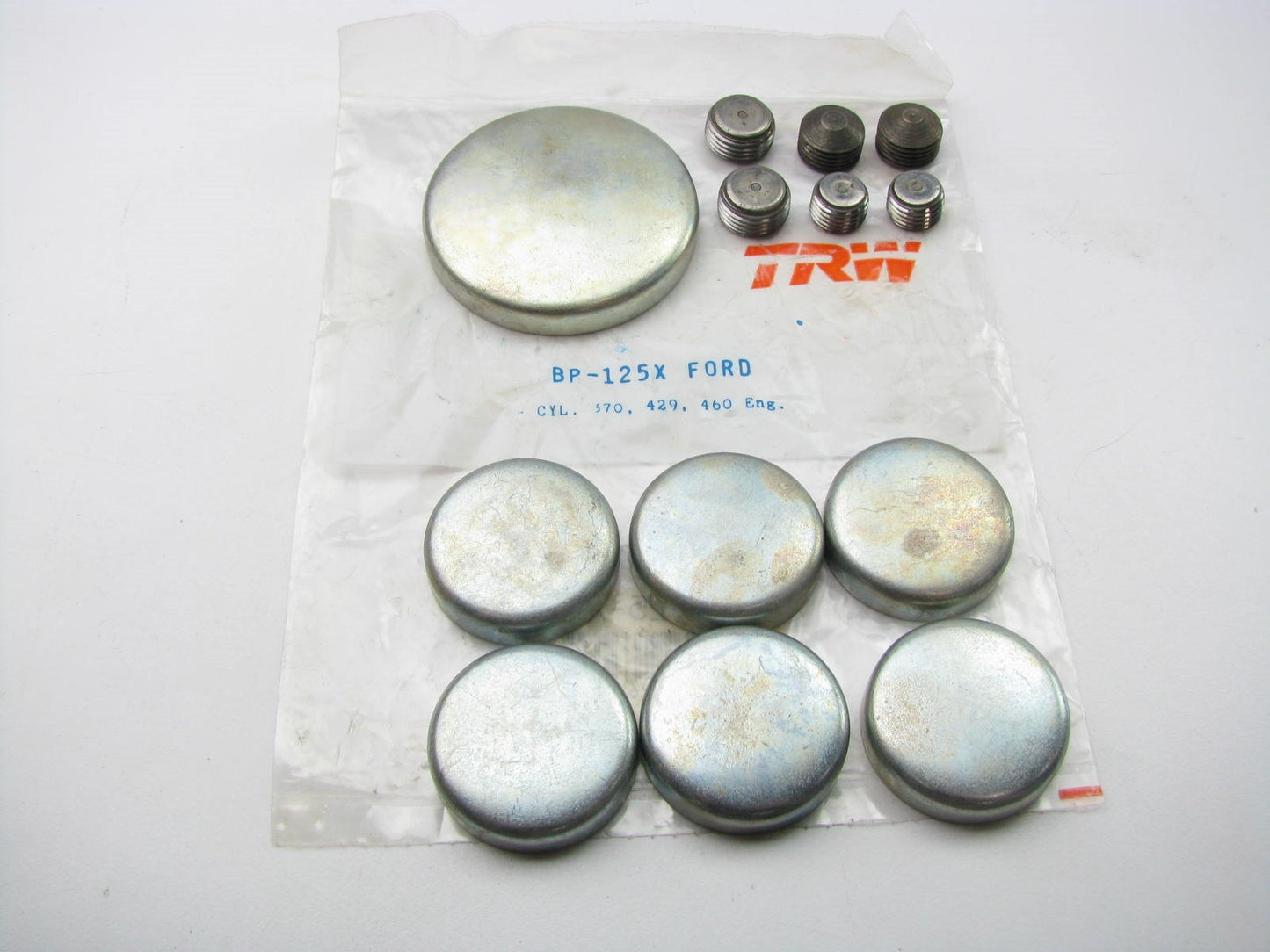 TRW BP-125X Engine Freeze Expansion Plug Set - Ford 370 429 460 V8