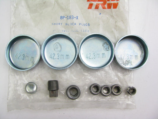 TRW BP-183-X Freeze Expansion Plug Set For 1985-1989 GM 2.0L