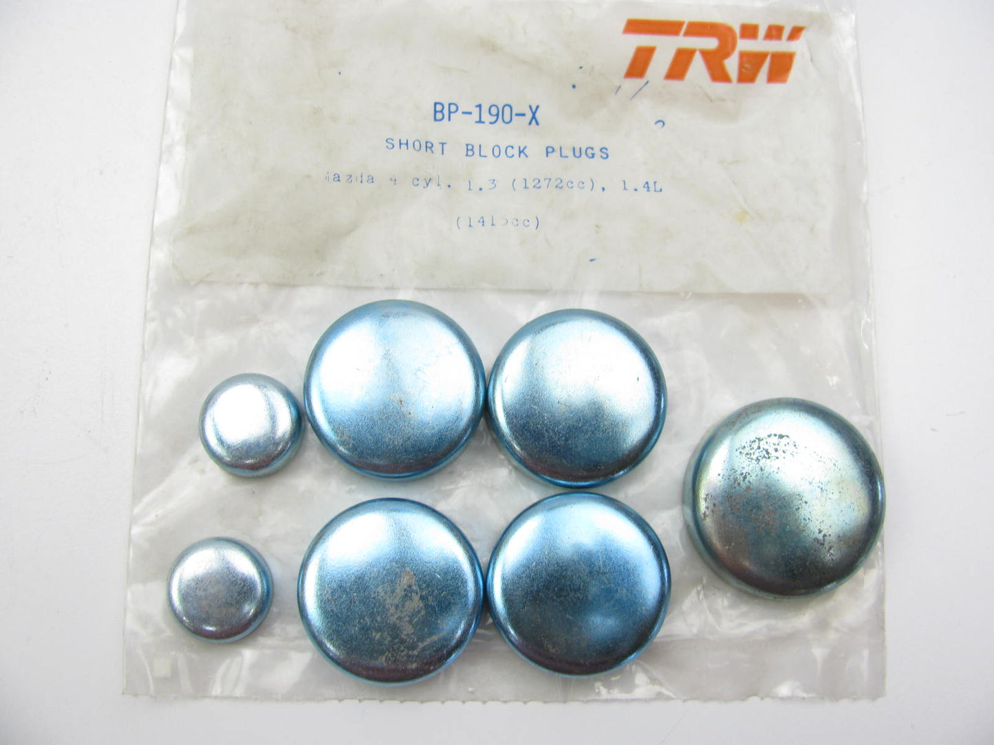 TRW BP-190-X Short Block Plugs For Mazda 1272cc 1.3L, 1415cc 1.4L - 4 Cylinder