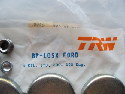 TRW BP105X Freeze Expansion Plug Set - Ford 170, 200, 250 I6