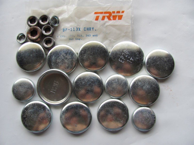 TRW BP113X Freeze Expansion Plug Set - For Dodge 273 318 340 360 V8