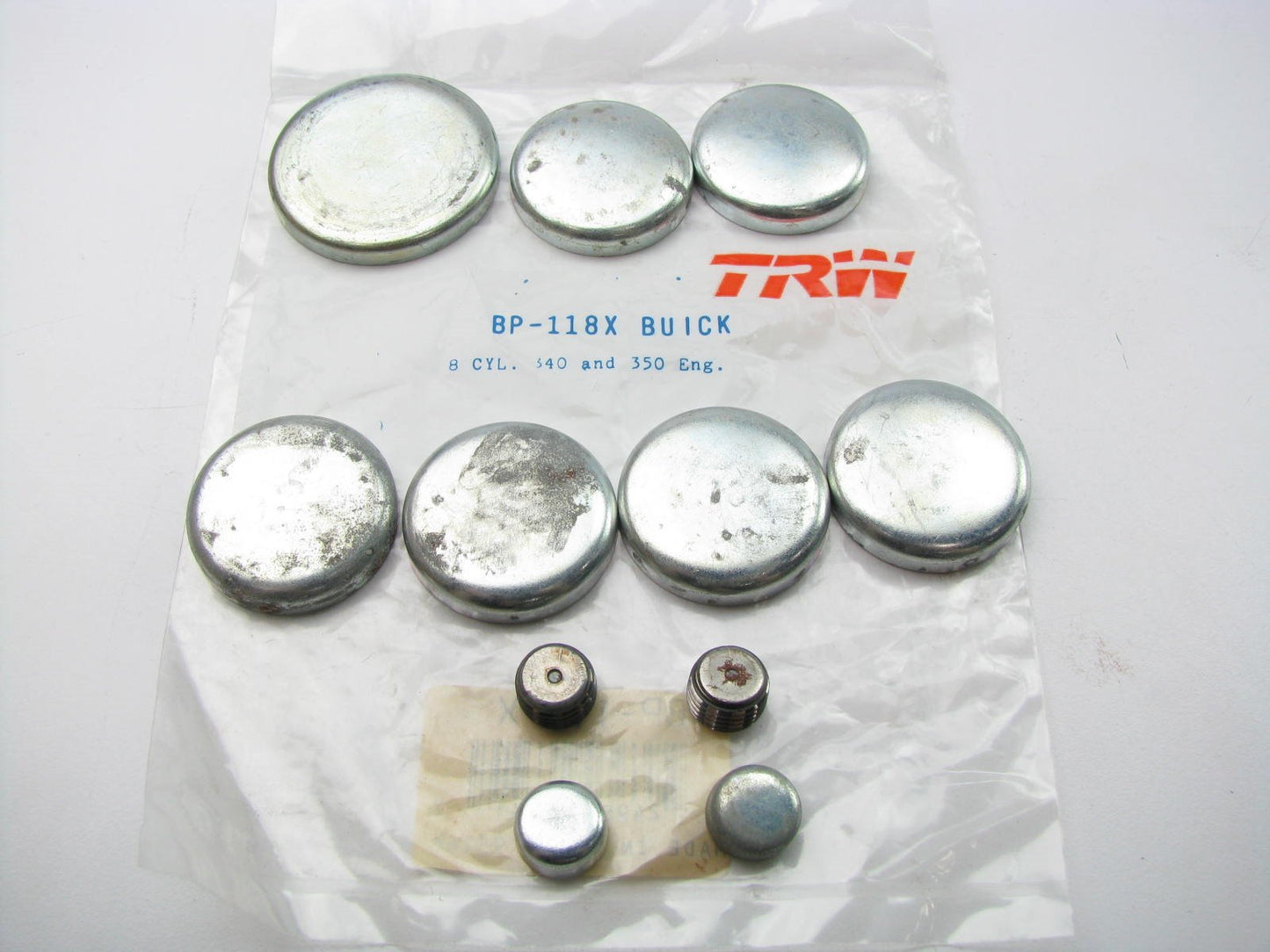 TRW BP118X Freeze Expansion Plug Set - Buick 340 350 V8 Engine