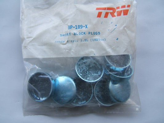 TRW BP189X Freeze Expansion Plug Set - 1983-1989 Honda 1.8L 2.0L ES2 B20A