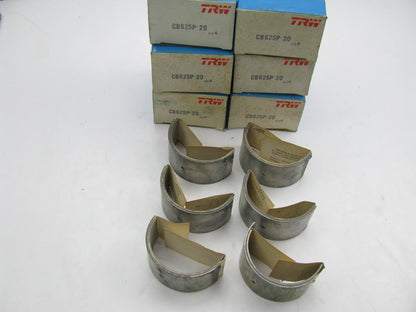 (6) TRW CB625P-20 Connecting Rod Bearings For .020'' Cummins 743 855 Diesel