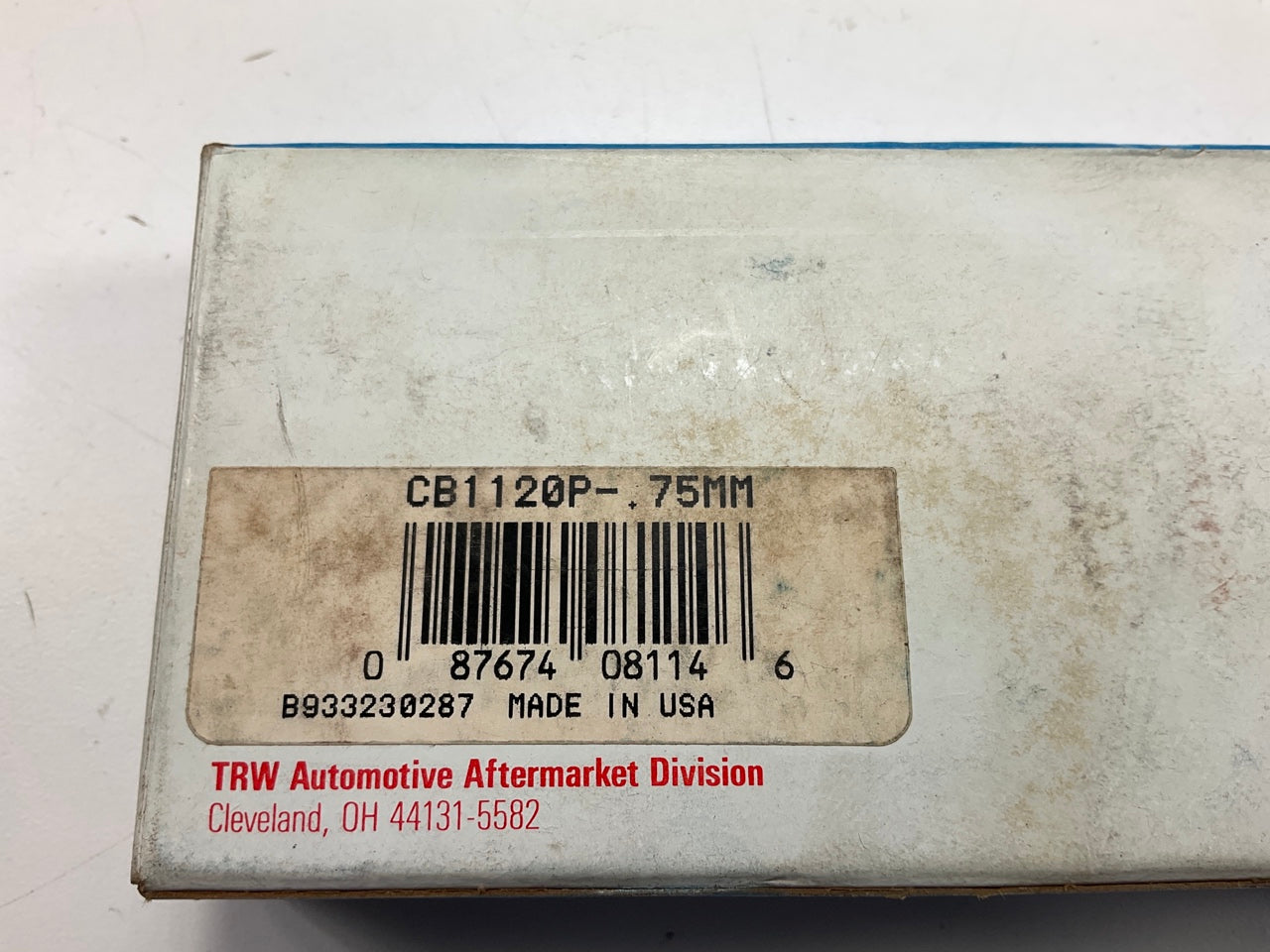 (4) TRW CB1120P-75MM Connecting Rod Bearings - .75mm Undersize